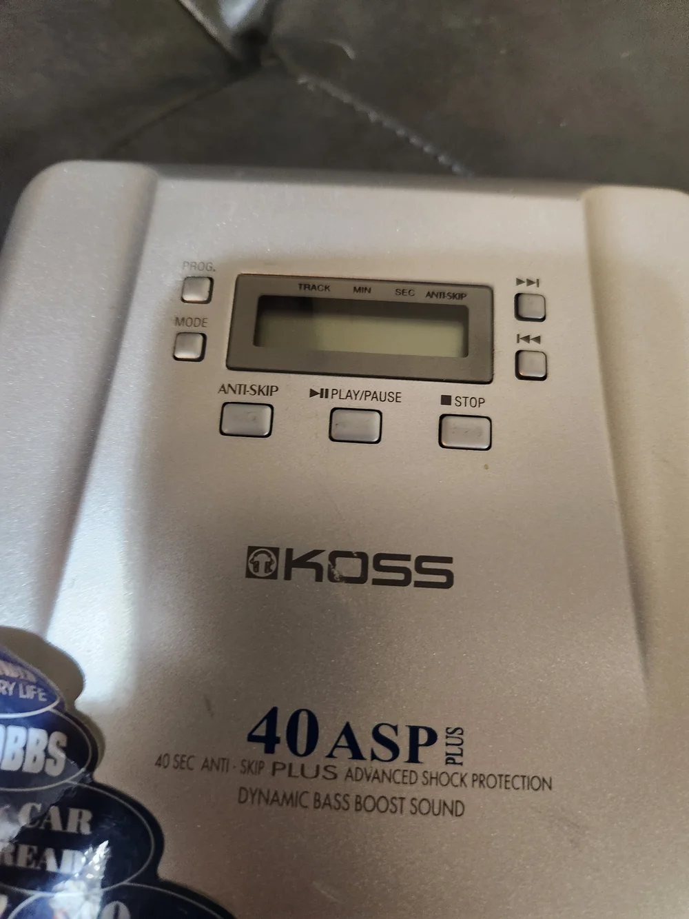 Vintage Sony& Koss Silver Portable CD Walkman Player - Car Ready Both Work
